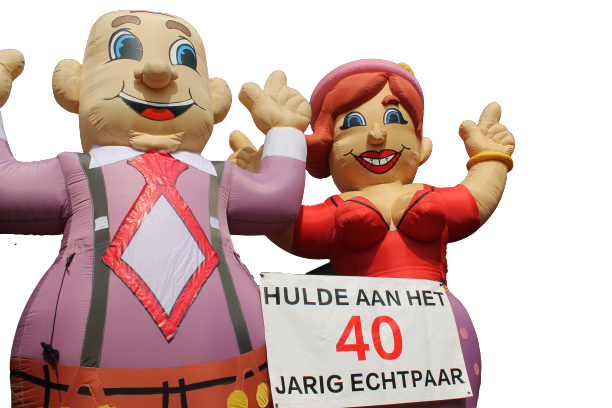 Hulde aan het bruidspaar