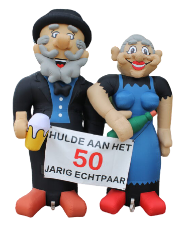 Hulde aan het bruidspaar